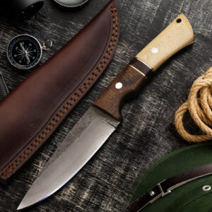 Custom Handmade 1095 Steel Camping Outdoor Utility Knife